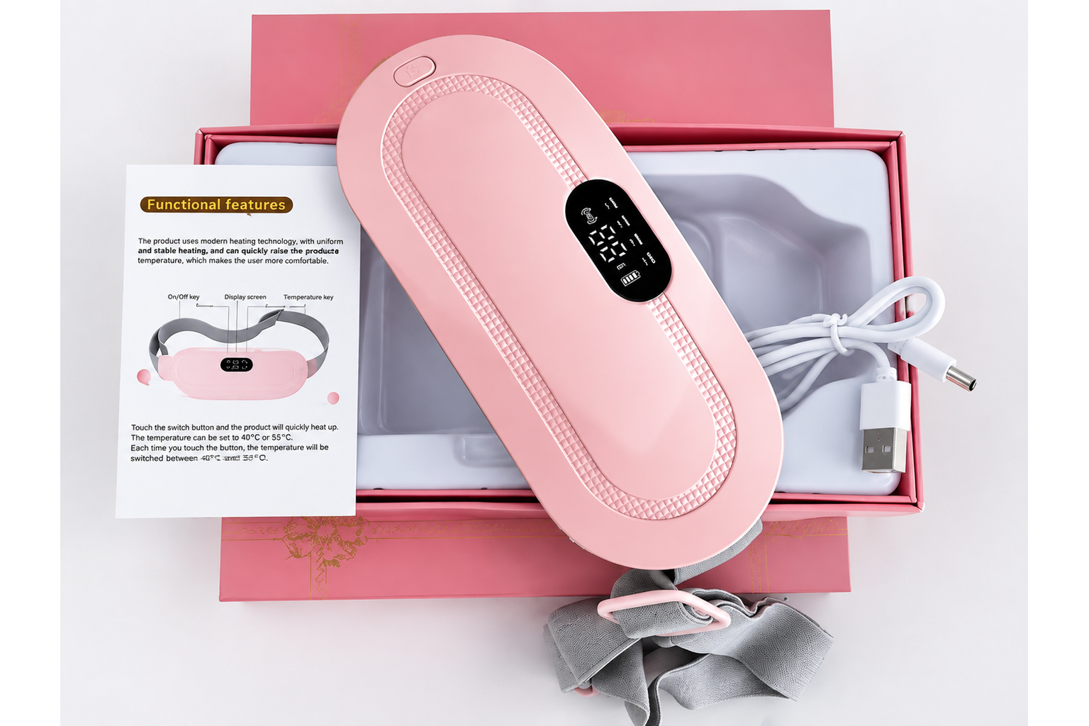 ماساژور کاهنده دردهای قاعدگی بانوان MDHL-PINK